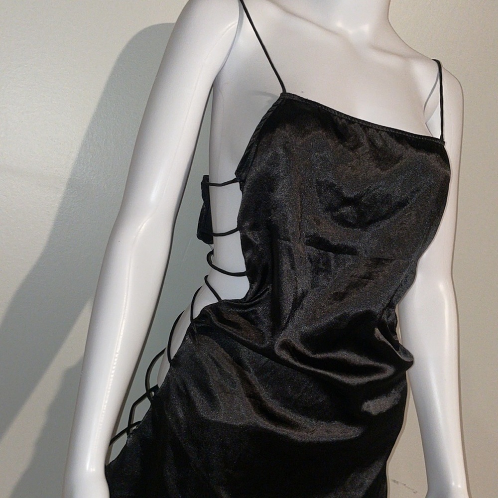 silk lingerie slip dress